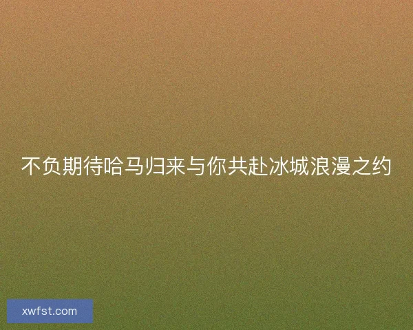 不负期待哈马归来与你共赴冰城浪漫之约 不负期待哈马归来与你共赴冰城浪漫之约